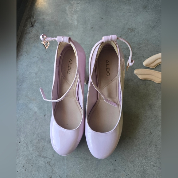 ALDO Size 8 Pink Platform Heels - Picture 5 of 13